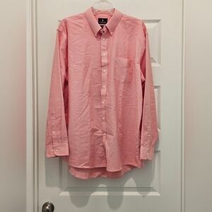 Stafford Travel Button-Down Oxford Shirt, EUC, Size 18 / 36/37 (XXL Tall)